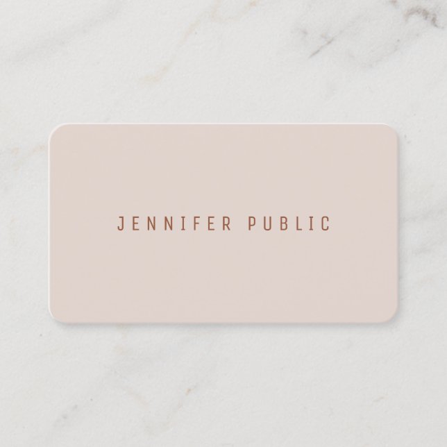 Elegant Trendy Colours Professional Template Luxur Business Card (Front)