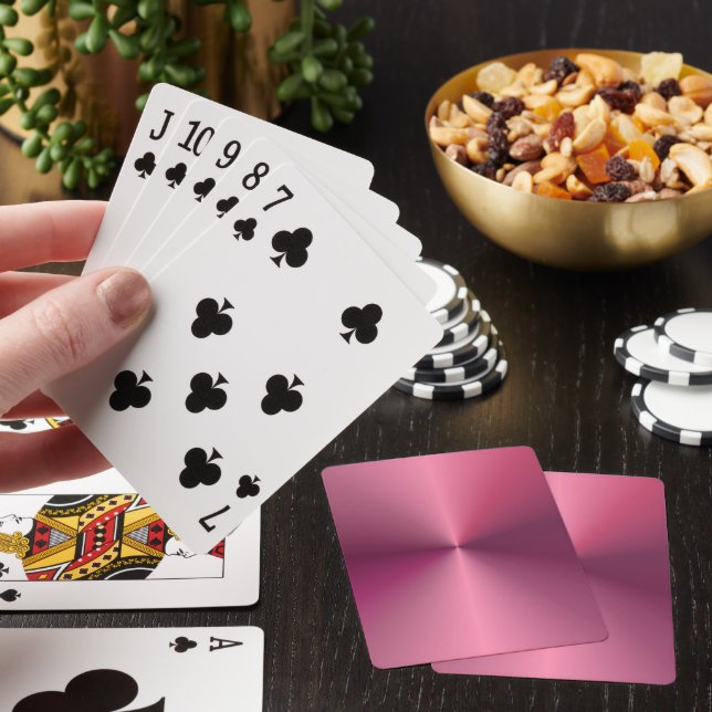 Elegant Trendy Customisable Template Glamourous Playing Cards (In Situ)