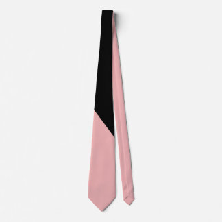 Elegant Trendy Pink Black Chic Tie