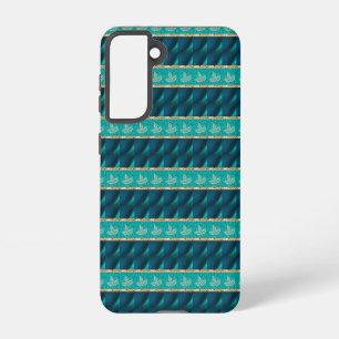 Elegant Trendy Teal Samsung Galaxy Case