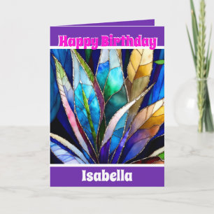 Elegant Trendy Unique Floral Collection Card