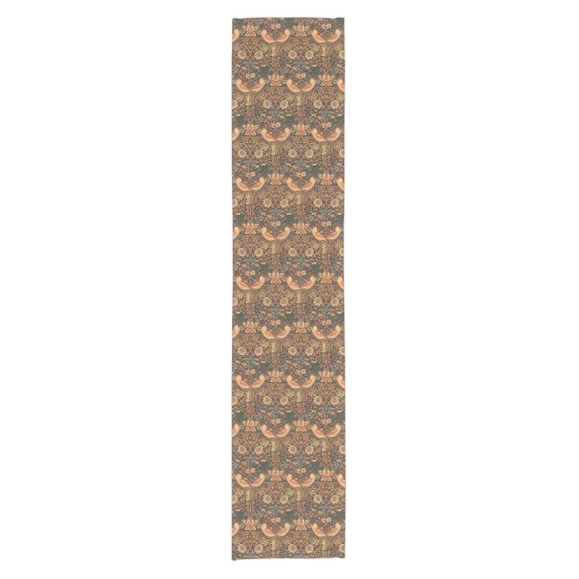 Elegant Trendy William Morris  Short Table Runner (Front)