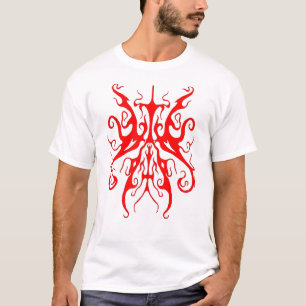 Elegant Tribal Tattoo Design - red T-Shirt