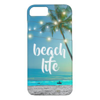 Elegant Tropical Beach Life Palms String Lights