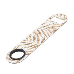 Elegant Tropical Gold Palm Leaves