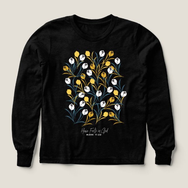 Elegant Tulip Floral Pattern  (Design Front)