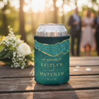 Elegant Turquoise & Gold Agate Wedding