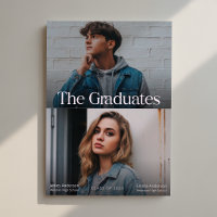 Elegant Twin Double Joint Photo Graduation