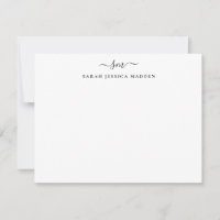 Elegant Two Monogram Initial Girly Script Swash