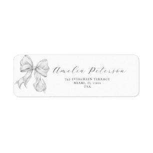 Elegant, tying the Bow bridal shower