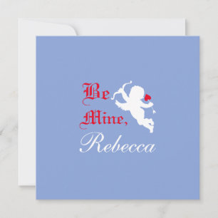 Elegant Typography Be Mine, Say Yes Love Arrow