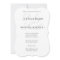 Elegant Typography Black & White Wedding