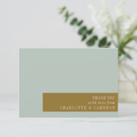 Elegant Typography Blue Olive Custom Wedding