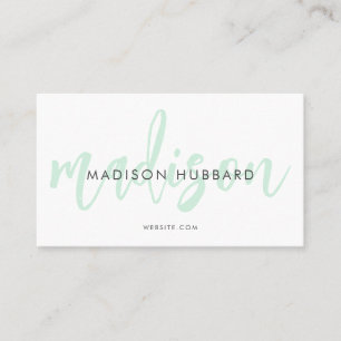 Elegant Typography Business Cards