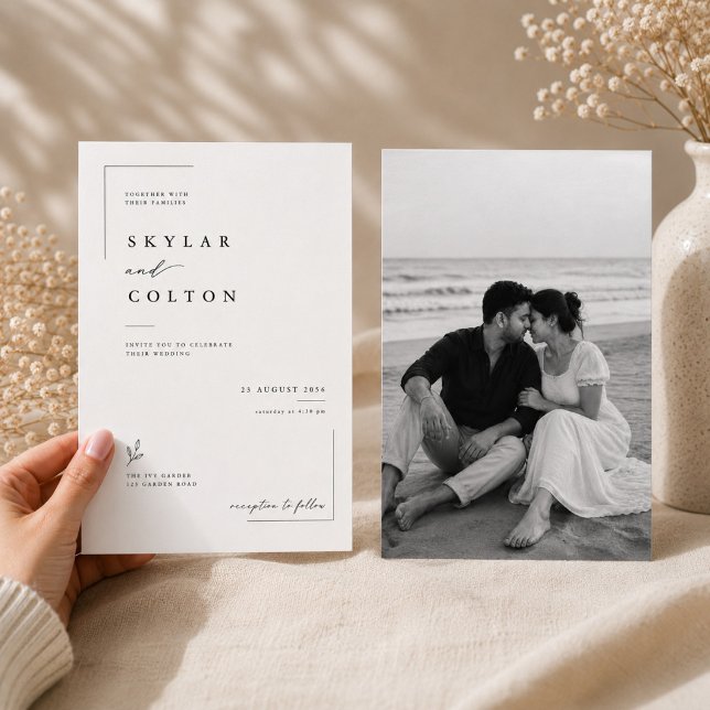 Elegant Typography Card with Romantic Photo. (Creator Uploaded)