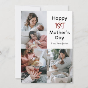 elegant typography easter family photo collage holiday card