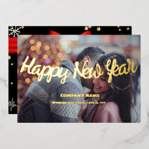Elegant Typography Happy Holidays 2024 Photo