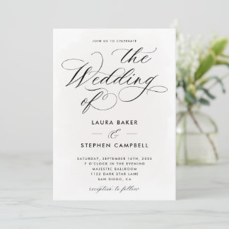 Elegant Typography Invitation