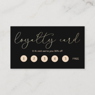 Elegant Typography ⎢ Loyalty Card