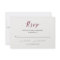Elegant Typography | Marsala Wedding RSVP