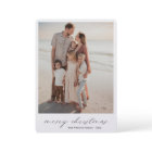 Elegant Typography Photo Modern Christmas