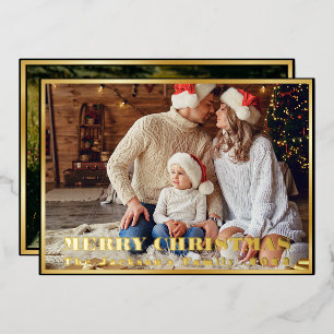 Elegant Typography Plaid Merry Christmas 2 Photo