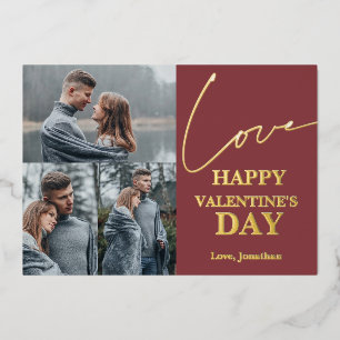 Elegant Typography Valentines day couple 3 photo