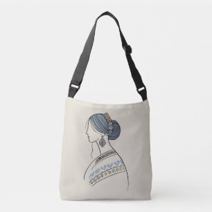 Elegant Ukrainian Folk Art Crossbody Bag