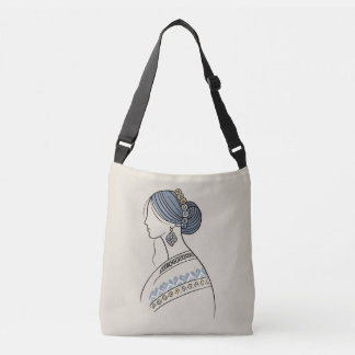 Elegant Ukrainian Folk Art Crossbody Bag