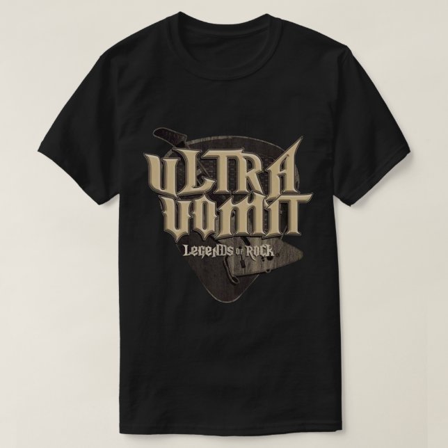 elegant Ultra Vomit Band design Sticker.png T-Shirt (Design Front)