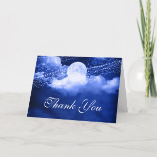 Elegant Under the Moonlight Thank You Card