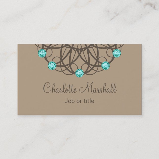 Elegant Unique Business Cards (Front)