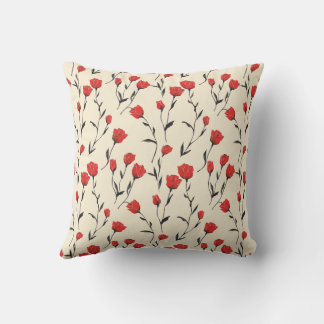 Elegant Unique Stylish Romantic Floral Chic Cushion