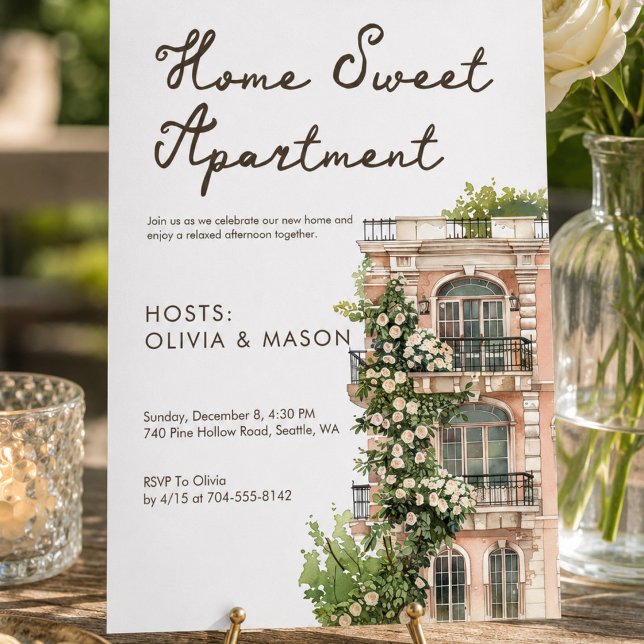 Elegant Urban Apartment Housewarming Invitation (Creator Uploaded)