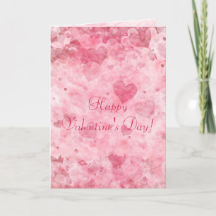 Elegant Valentine's Day Hearts Card