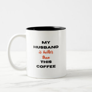 Elegant Valentine's Day Two-Tone Coffee Mug