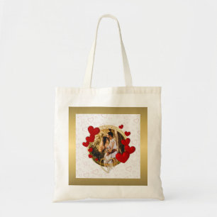 Elegant Valentines, Love, Anniversary Red Heart Tote Bag