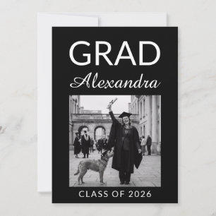 Elegant Veterinary Medicine Graduation Party Invitation