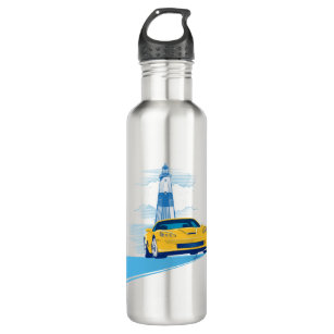 Elegant Vette Cruise Illustration 710 Ml Water Bottle