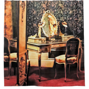 Elegant Victorian Bedroom Shower Curtain