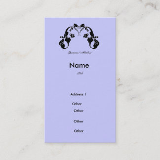 elegant victorian businesscards business card