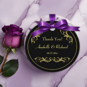 Elegant Victorian Favour Tags