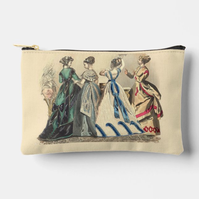 Elegant Victorian Ladies  Accessory Pouch (Front)