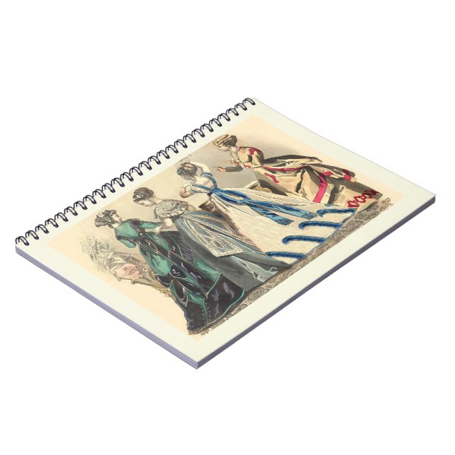 Elegant Victorian Ladies  Notebook (Left Side)