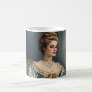 Elegant Victorian Lady Classic Portrait Coffee Mug