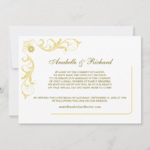 Elegant Victorian Wedding Announcement