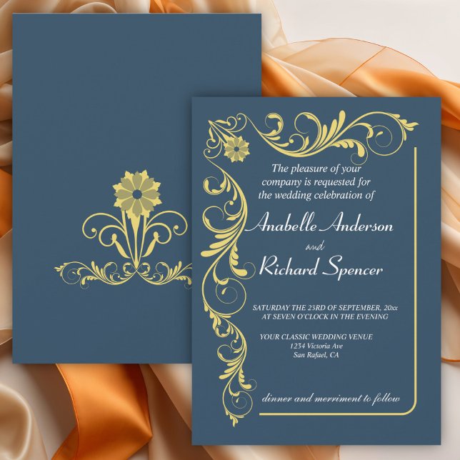 Elegant Victorian Wedding  Invitation (Creator Uploaded)