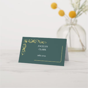 Elegant Victorian Wedding Place Cards