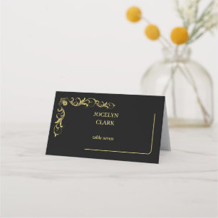 Elegant Victorian Wedding Place Cards