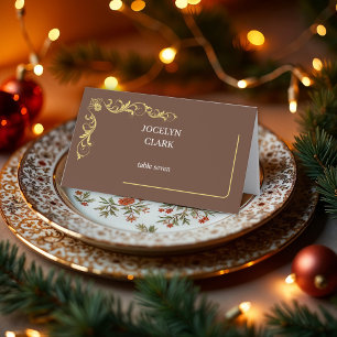 Elegant Victorian Wedding Place Cards